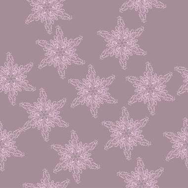 kış kar taneleri ile Seamless Modeli