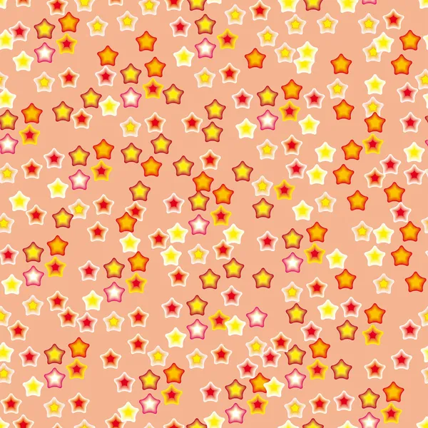 Texture sans couture avec étoiles — Image vectorielle