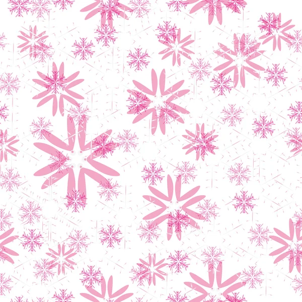 Smowflake sin costura — Vector de stock