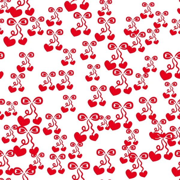 Seamless texture with hearts — Stock Vector