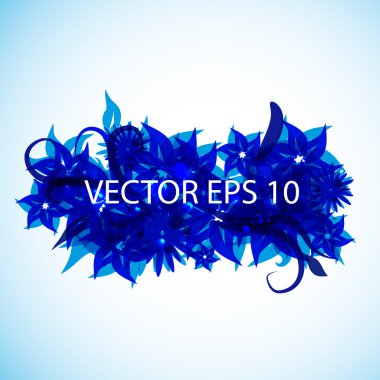 soyut çerçeve çiçek