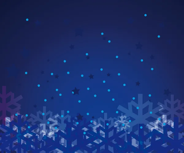 Abstract vector winter background — Stock Vector