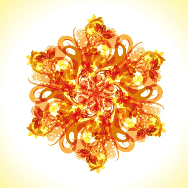 Fleur vectorielle abstraite eps10 — Image vectorielle
