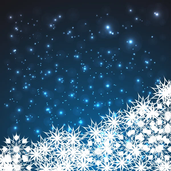 Abstract vector winter background — Stock Vector