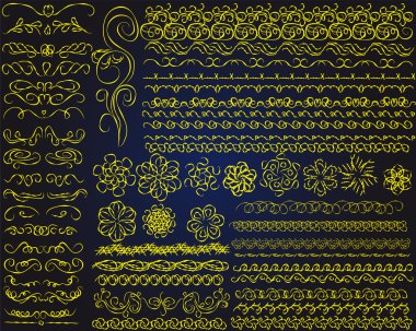 tasarım öğeleri koleksiyonu