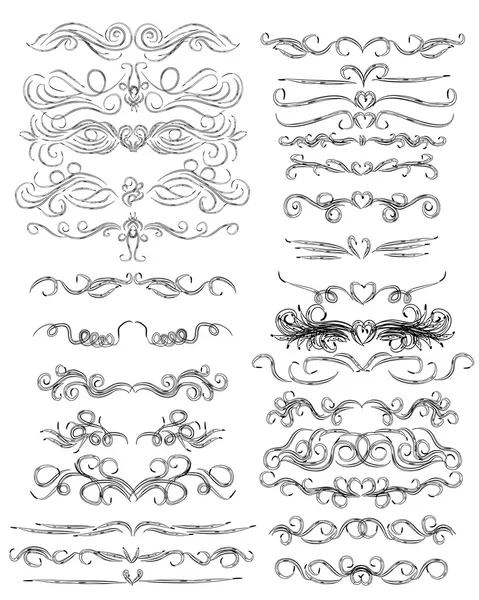 Collection d'éléments vectoriels de conception. blancs pour vos créations — Image vectorielle