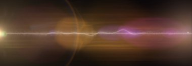 Soyut ışık ile elektrik ışını. Şimşekler. Şimşek, elektrik akımı hattı