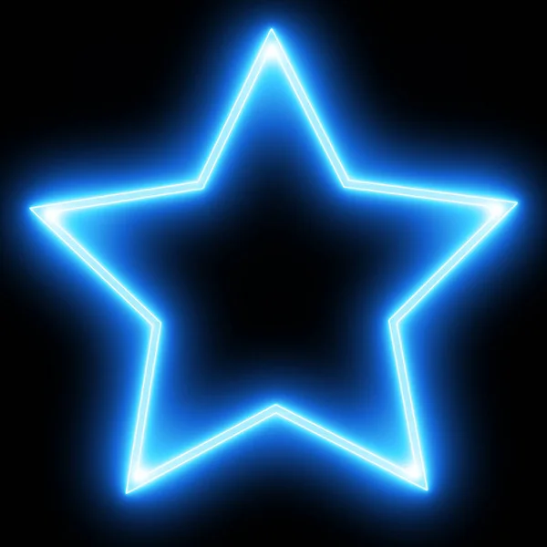 Светящийся Звездный Знак Star Neon — стоковое фото