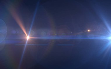 Arkaplan arkaplanı için soyut ışıklandırma. Dijital merceğin soyut aydınlatma arkaplanı. Güzel ışık huzmeleri.