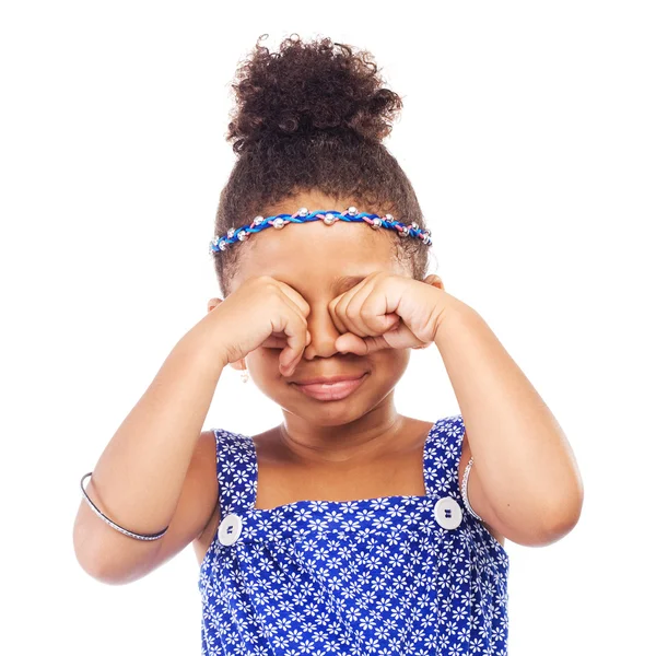 Little crying girl — Stock Photo, Image