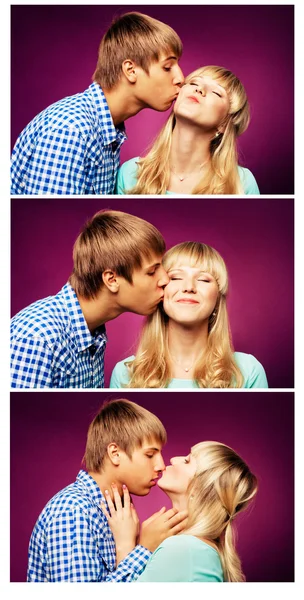 Happy young beautiful couple — Stock Photo, Image