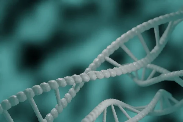 Dna Molekül Komplexe Spiralstruktur Medizin Wissenschaft Genetische Biotechnologie Genzellkonzept Darstellung — Stockfoto