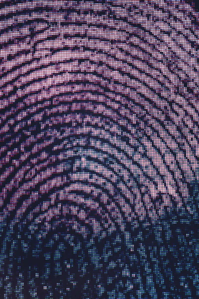 Close Beautiful Abstract Fingerprint Background Texture Design Macro Photography View — Stockfoto