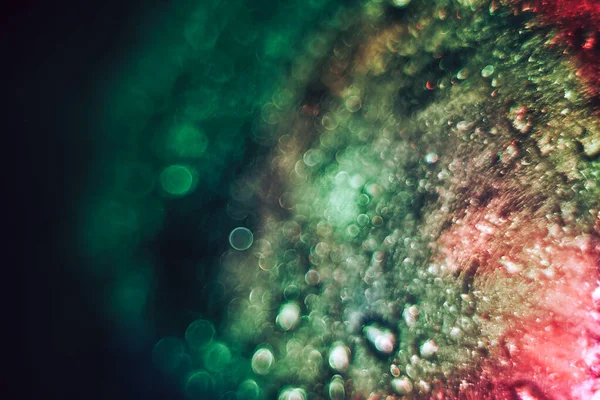 Абстракция Многоцветная Капля Воды Фоновый Рисунок Дизайна Макрофотография — стоковое фото
