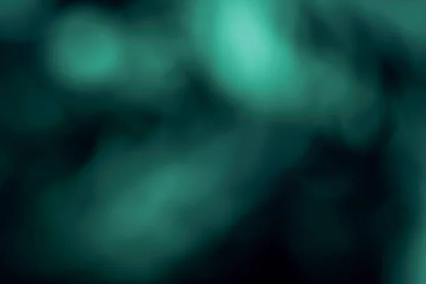 Hermoso Bokeh Verde Abstracto Óptico Fondo Oscuridad — Foto de Stock