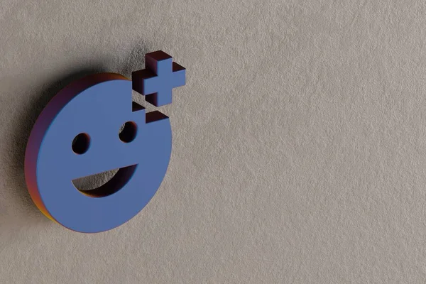 Όμορφη Αφηρημένη Εικονογράφηση Μπλε Προσθήκη Εικονίδια Σύμβολο Αντίδρασης Ένα Φόντο — Φωτογραφία Αρχείου