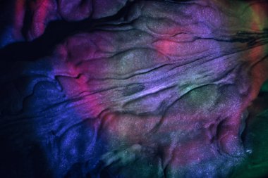 Yakın plan ceviz kabuğu aşırı derecede çok renkli. Tasarım için arka plan dokusu. Makro Fotoğraf Görünümü.