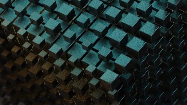 Cube Abstracte Achtergrond Centrisch Bewegen Van Sterrensporen Sterrensprong Dynamische Lijnen — Stockvideo