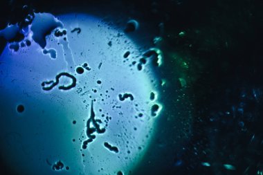 Close up virus, cell microscope abstract in the dark. Background pattern for design.	