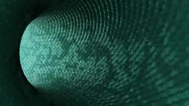 Sci Tunel Abstraktní High Tech Tunel Jako Zázemí Stylu Cyberpunku — Stock video