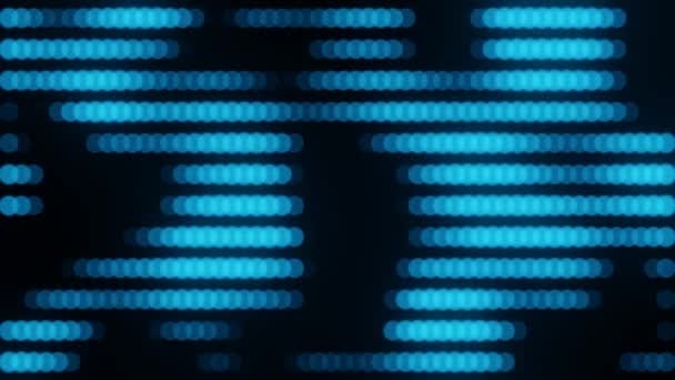 Beautiful Abstract Background Blue Bokeh Light Rendering Illustration Background Pattern — Vídeos de Stock