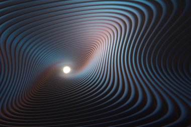 Güzel soyut renkli parlak kıvrımlı arka plan. Yıldız patlaması dinamik dalgası. Tasarım için 3d resimleme arkaplan şablonu. 