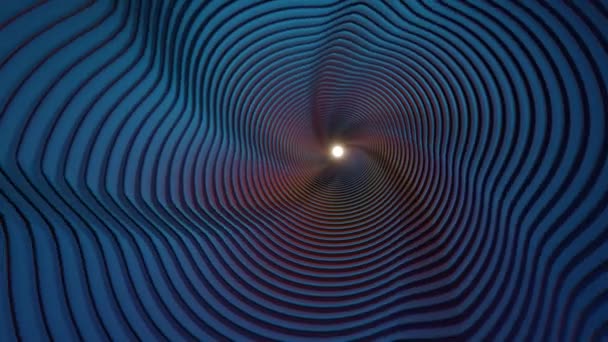 Όμορφη Αφηρημένη Πολύχρωμο Στροβιλισμού Χρυσό Φόντο Αναλογία Δυναμικό Κύμα Αστροταχύτητας — Αρχείο Βίντεο