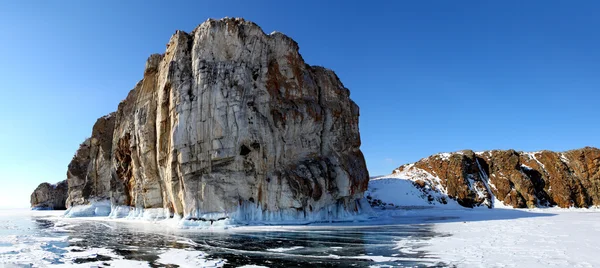 Winter lake Baikal — Stock Photo, Image