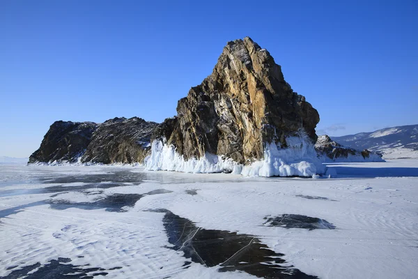 Lac d'hiver Baikal — Photo