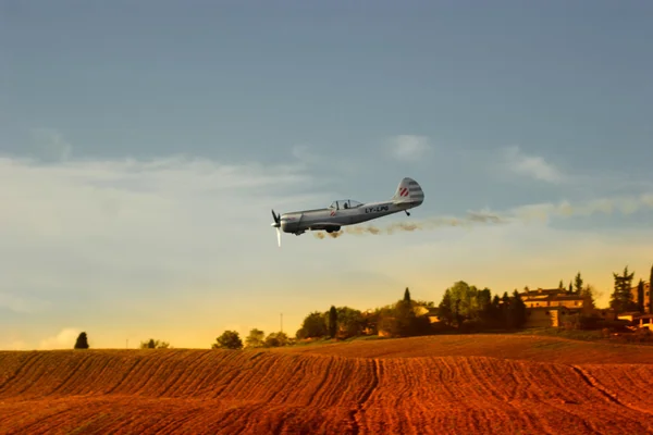 Avião aéreo — Fotografia de Stock