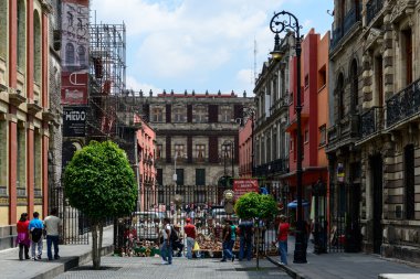 Mexico City'de tarihi binalar