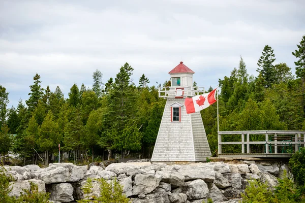 South Baymouth Front & Range Lights — стоковое фото