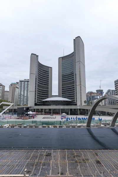 Toronto nieuw stadhuis nathan phillips square — Stockfoto