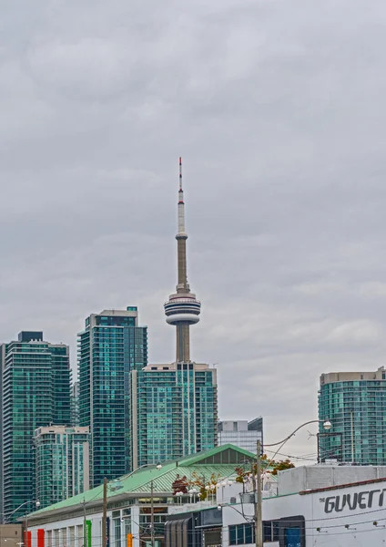 Skyline of down Toronto, Ontario — стоковое фото