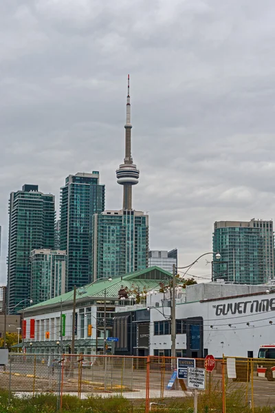 Skyline of down Toronto, Ontario — стоковое фото