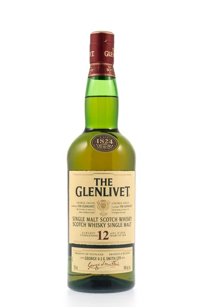 The Glenlivet Premium Scotch Whisky — Stock Photo, Image