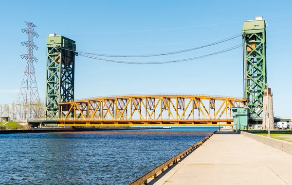 Ponte de elevação do canal de Burlington — Fotografia de Stock