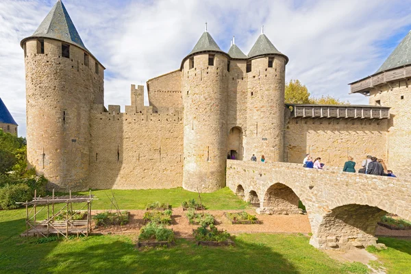 Città medievale di carcassonne in Francia — Foto Stock