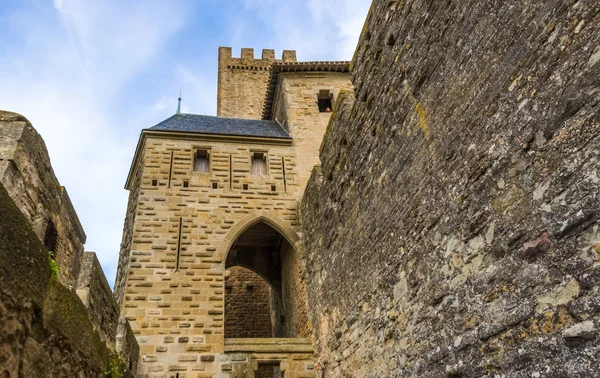 Middeleeuwse stad van carcassonne in frankrijk — Stockfoto