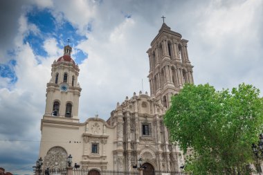 Cathedral de Santiago in Saltillo, Mexico clipart