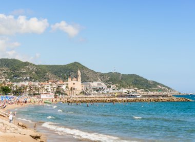 sitges, Katalonya İspanya sahilleri