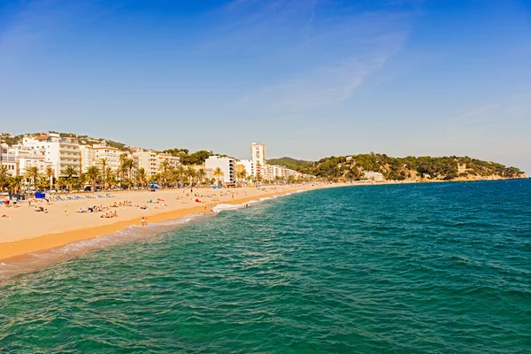 Lloret de mar a costa brava, Katalónia, Spanyolország — Stock Fotó
