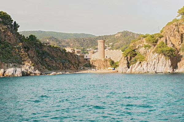 Castello medievale di Tossa de Mar, Spagna — Foto Stock