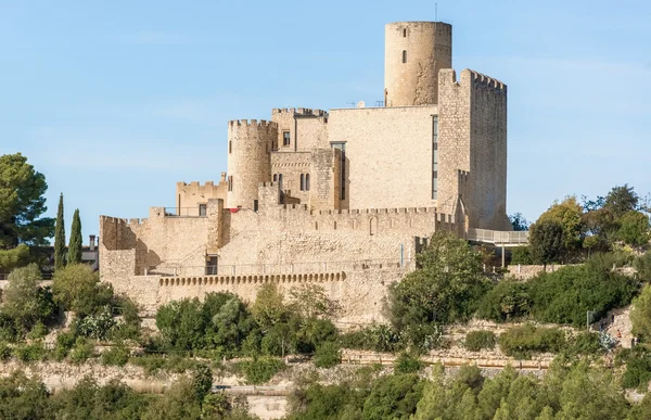 Zamek castellet w pobliżu Barcelony, Hiszpania — Zdjęcie stockowe