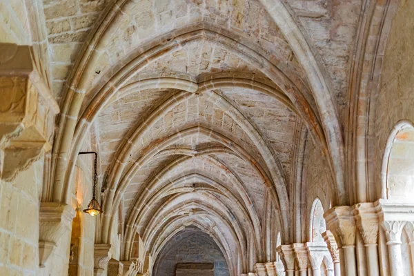 Klasztor w Poblet w pobliżu barcelona, w Katalonii, w Hiszpanii — Zdjęcie stockowe