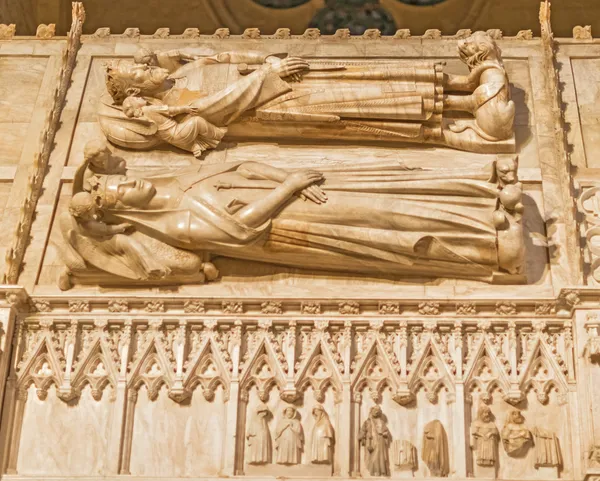 Monasterio de Poblet cerca de Barcelona en Cataluña, España — Foto de Stock