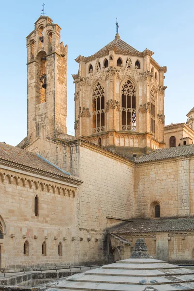 Klooster van Poblet in de buurt van barcelona in Catalonië, Spanje — Stockfoto