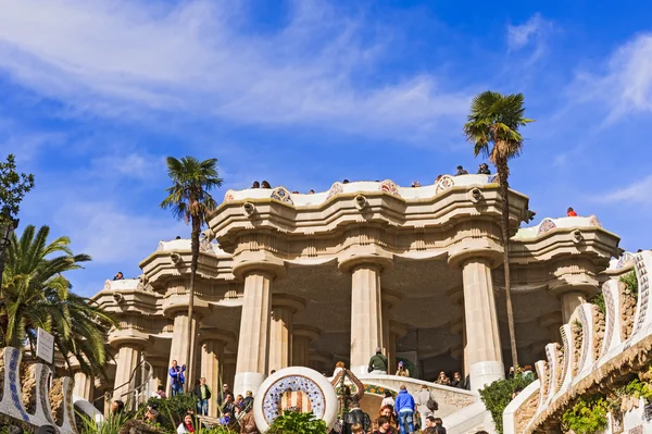 Guell Park a Barcellona, Spagna — Foto Stock