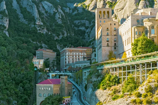 Monasterio de Montserrat cerca de Barcelona, España —  Fotos de Stock