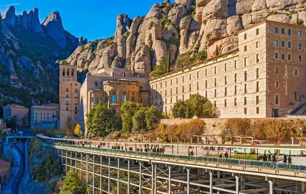Barcelona, İspanya yakınlarındaki Montserrat Manastırı